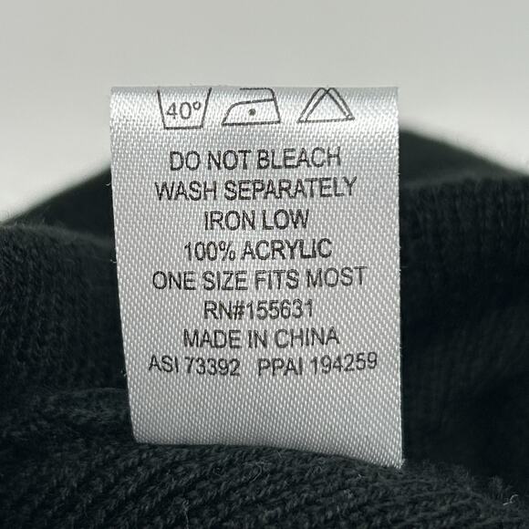 Deadmau5 x World of Tanks Blitz Beanie Winter Hat Toque WoT WoTB DJ EDM Black - Picture 9 of 9